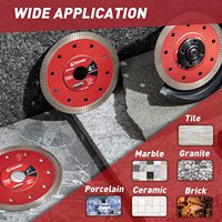 EZARC 2 sztuk 115mm i 125mm Super cienkie diamentowe brzeszczoty diamentowe płytki ostrze do cięcia porcelany ceramiczne granit marmur płytki 5